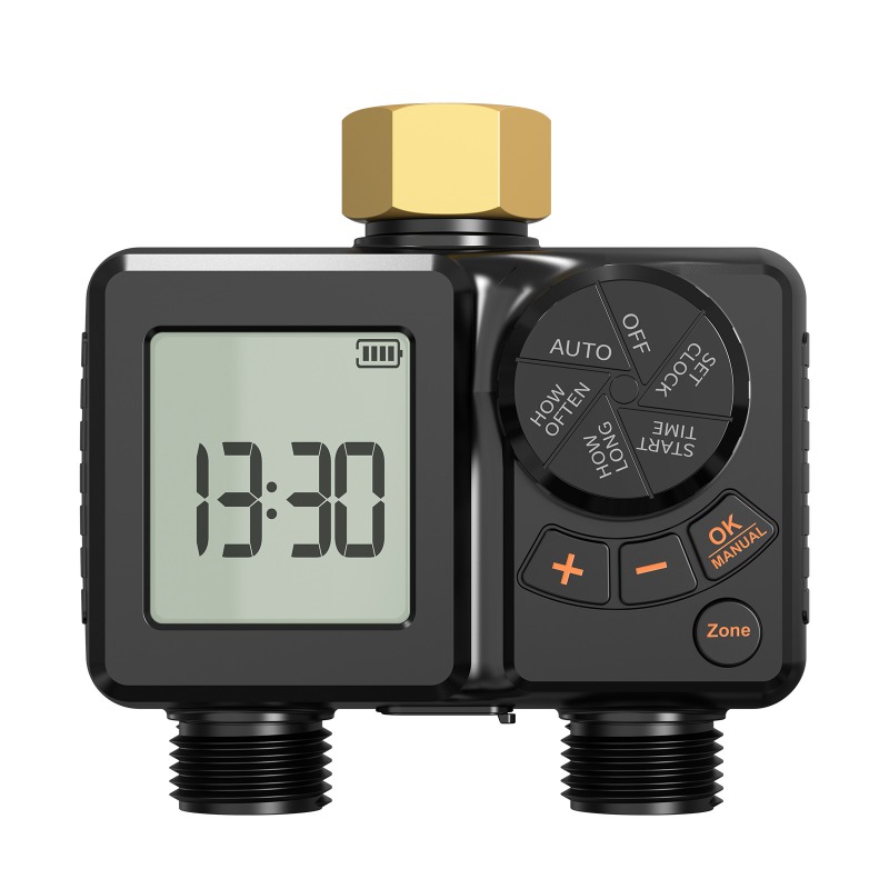 Timer Dual Outlet - Timer Automatico per Irrigazione da Giardino
