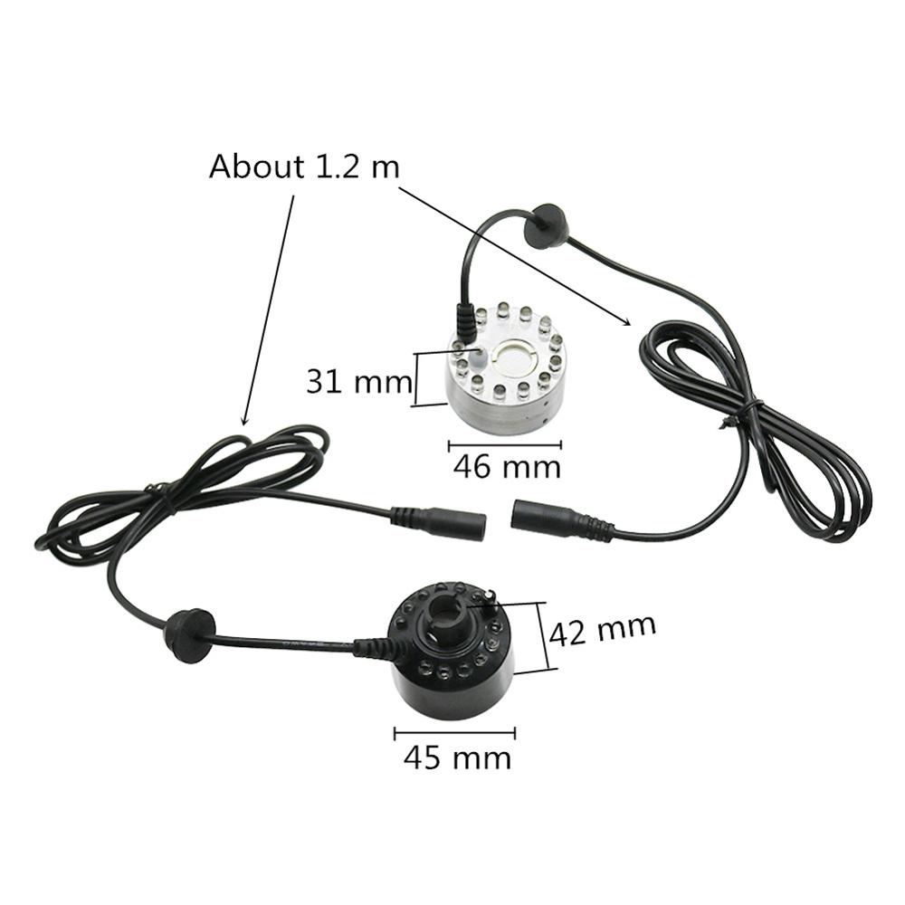 Atomizzatore 12 LED AC100-240V - Terrarium Fogger Ultrasonic recensione e prezzo