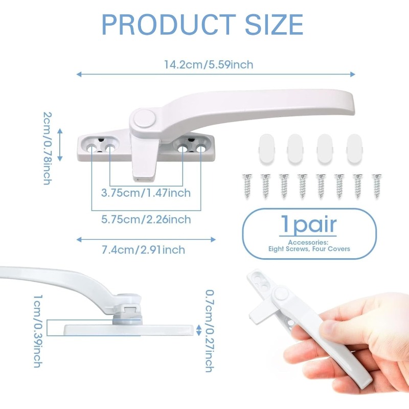 Maniglia per Serratura Finestr - Glass Door Hinge recensione e prezzo